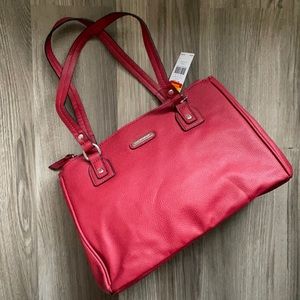 🆕 Dana Buchman Katie Shopper Red Handbag